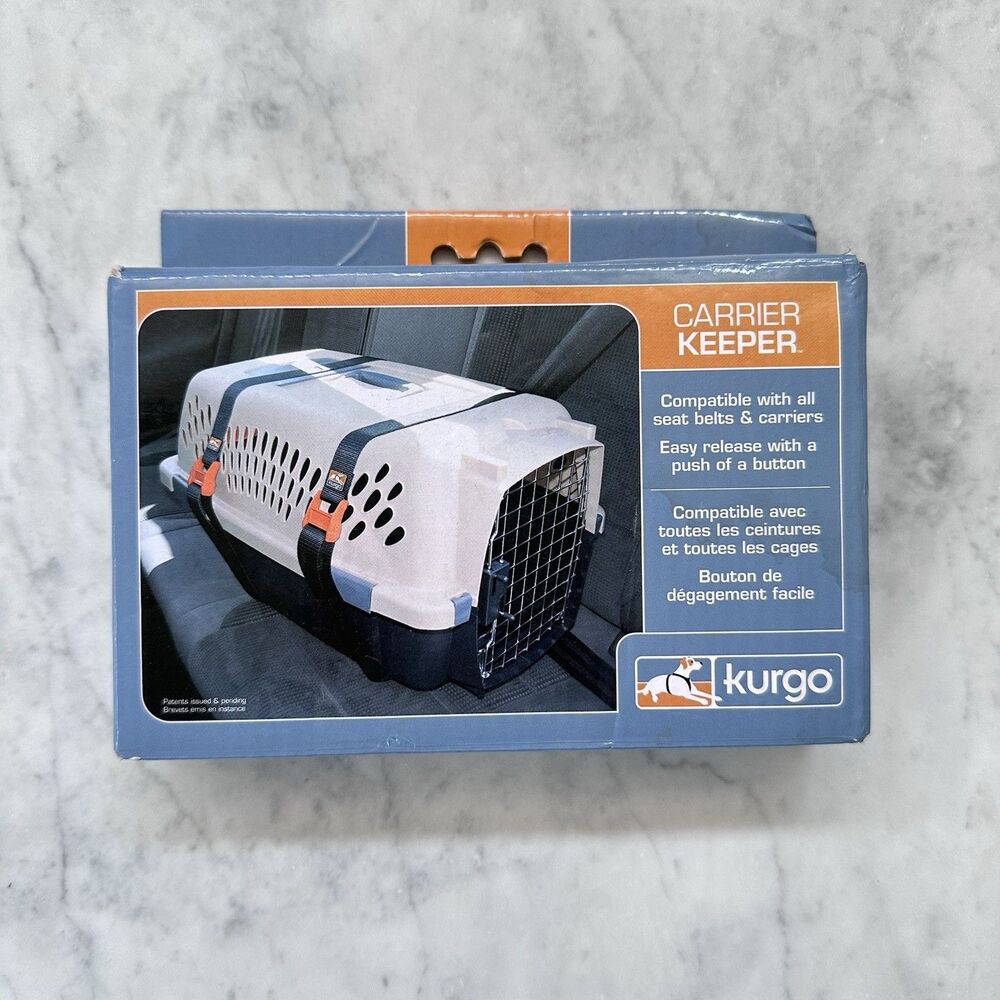 Kurgo Carrier Keeper Dog Cat Crate Straps For Car Travel Adjustable